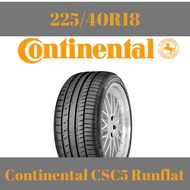 225/40R18 Continental CSC5 Runflat *Clearance Year 2017
