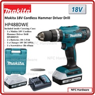 MAKITA HP488DWE 18V Cordless Hammer Driver Drill