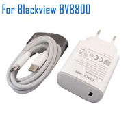 Original Blackview BV8800 Fast Charger Adapter EU Plug Travel 5V3A TPYE-C USB Cable Data Line For Bl