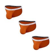 CMENIN 3 ชิ้นยอดนิยมกางเกงผ้าฝ้าย Jockstrap กางเกงในชายต่ำเอวลื่นเซ็กซี่ชุดชั้นในชายสั้นผู้ชายกางเกง