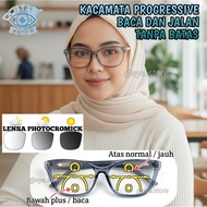 WOMEN'S GLASSES PROGRESSIVE PHOTOCHROMIC LENS UNLIMITED FREAM CETEYE ir480