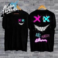 Kaos Distro Pria Premium Tshirt Distro Motif Smile Bluee / Kaos Distro Premium