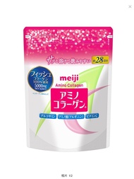 日本明治氨基膠原蛋白粉補充裝196gMeiji Amino Collagen