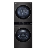 [特價]LG WashTower AI智控洗乾衣機(黑)｜洗衣19公斤+乾衣16公斤 WD-S1916B