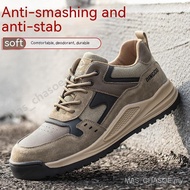 Ready Stock Safety Boots Safety Shoes Steel Toe Lightweight Work Shoes Wear-Resistant Safety Shoes C
