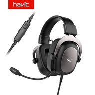 HAVIT Headset Gamer Wired PC USB 3.5mm XBOX / PS4 Headsets with 53MM Surround Sound &amp; HD Mic for Computer Laptop H2002d