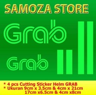 Cutting Sticker Helm GRAB