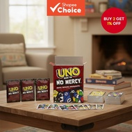 UNO Show ‘em No Mercy Game Cards, Fun for Kids and Adults, Family Game Night, 2-10 Players, Builds S