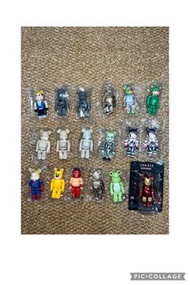 Bearbrick be@rbrick 彩虹 yabai iron man Ironman marvel 50 隱藏版 街霸 B I muto 老虎 青蛙 天使 超人 artist pattern b