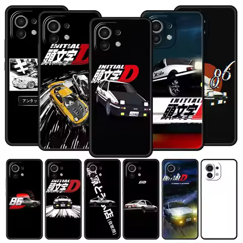Initial D Car Phone Case Cover for Xiaomi Mi 17 15 14 13 12 11 Ultra 15T 14T 13T 12T 11T Pro Lite 5G