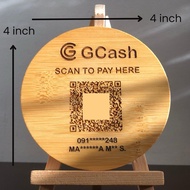 Signage for Business QR CODE standee ( gcash,paymaya,gotyme,bpi,bdo,unionbank,menu,wifi,logo)