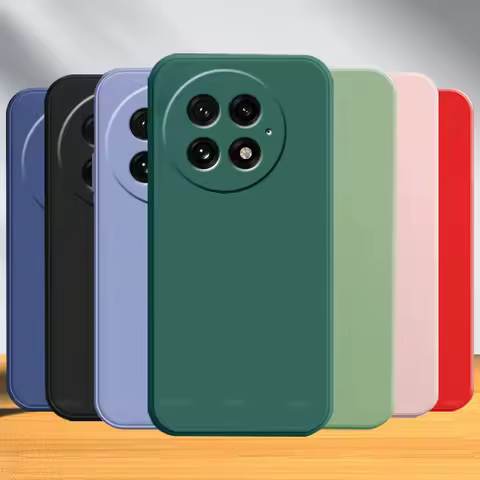 For Oneplus 13 Case Cover Oneplus 13 Oneplus13 Capas New Liquid Silicone Bumper TPU Shockproof Soft 