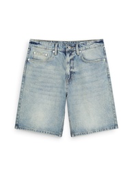 AIIZ (เอ ทู แซด) - AIIZ กางเกงยีนส์ผู้ชายขาสั้นทรงขาตรง AIIZ Mens Denim Bermuda Shorts