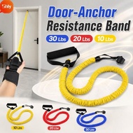 SHLY Door-Anchor Resistance Band, Durable 30 Lbs 20 Lbs 10 Lbs Resistance Exercise Band, Practical E
