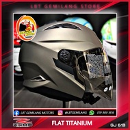 ZEUS Helmets GJ613 [FLAT TITANIUM]