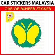 Car Sticker OR Bumper Sticker -   OKU Hearing Impaired Driver Sticker Choukaku Shougai Mark JAPAN MI