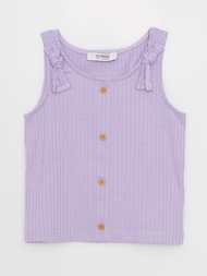 LC WAIKIKI Crew Neck Basic Girl Singlet S2CK56Z4-KYB