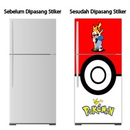 Poke mon 2-door Refrigerator Sticker