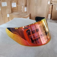 Flat visor NHK Rx9 /iridium silver/iridium gold/ iridium blue / stiker