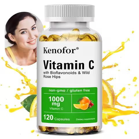 Vitamin C 1000 Mg - with Citrus, Rosehip, Immune Support, Collagen Production, Skin Health, Antioxid