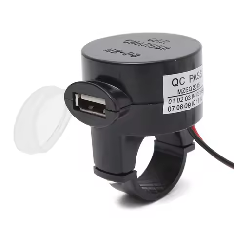 1Piece 100% High Quality DC5V-28V Single USB Port Waterproof Mount Motorcycle Charger ATV Phone Char