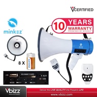 MINKEZ MGP-50W 50W Megaphone Loud Hailer with Siren and Whistler