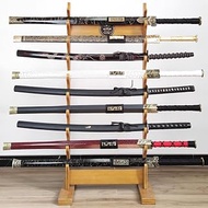 Sword Display Stand Floor, Samurai Sword Rack Katana Multi-Layer Sword Hanger, Weapon Racks Martial 