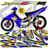 Decal Sticker Striping Variasi Jupiter Z Burhan 2004-2009 PETRONAS & Jupiter Lama 2001-2004 | Decal 
