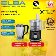 SYK Elba Food Processor EFP-K2480(BK) Electric Blender Multi Function Chopping Machine Elektrik Mesi