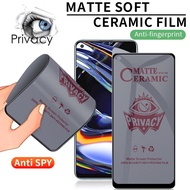 Anti-Scratch Spy Ceramic Matte Samsung M02, Samsung M12, Samsung M22 Screen Guard Privacy Matte Priv
