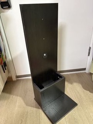 Dyson 全型號適用 黑啡色實木 矮身收納架