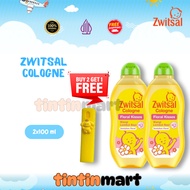 (B2G3) 2xZwitsal Baby Cologne Florar kisses 100ml Free Spray 60ml