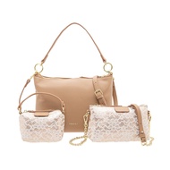 Tracey Shinny Handbag Set (3 in 1)
