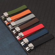 21mm Colorful Soft Silicone Rubber Watchband For Patek strap for Aquanaut Philippe Series 5164a 5167