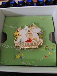 2024 限量版姆明日徽章 姆明 午後花園 moomin's day