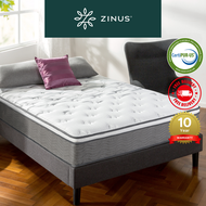 Zinus 30cm Euro Top iCoil Pocketed Spring Mattress (12 inch) - Single , Super Single , Queen , King size