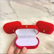 (A334) ring holder fits 2 engagement ring box for wedding proposal fits 2 rings