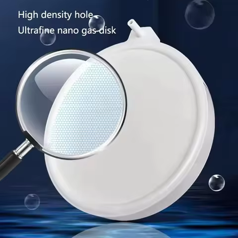 Nano Bubble Plate Ultra Nano Air Disk Bubble Stone Fine Bubble Diffuser Oxygen Pump Aerator Aquarium
