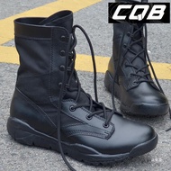 C cqb Combat Boots Ultra-Light Shock-Absorbing Tactical Boots High-Top Black Security Boots Training