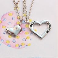 Necklace Best Friend BFF Friendship Couple Boy Girl Gift 学生友谊情人项链 Rantai Leher Kawan Baik Sahabat Ha