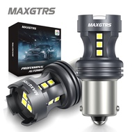 Maxgtrs 2X P21W BA15S LED CANBUS 1156 BAY15D 1157 P21/5W bóng đèn LED T20 W21W đèn xe ô tô 6500k Trắ