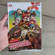 NEW ORIGINAL - X-Venture Dinosaur Comic Book - Character Period - Threat from Modern Animals - Educa