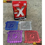 RADIATOR COVER BOMX CNC Alloy GRILSS For Nmaxv2/Aeroxv2 (BX-R201)