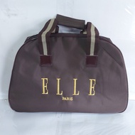 Large ELLE PARIS CLOTHING BAG / PLAIN ELLE TRAVEL BAG / ROUND ELLE TRAVEL BAG / ELLE PARIS IMPORTED 
