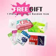 1 random item (wet wipes, sleeping mask, tissue, dental floss, hook) dental floss floss gigi floss f