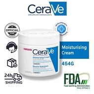 CeraVe Moisturising Cream 454g – Ceramides, Hyaluronic Acid & Niacinamide, Rich Barrier Cream for Dr