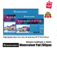 Watercolour Pad/Renaissance Watercolour Paper 200GSM/ R102/ A4 R105