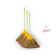 7 STAR NATURAL 100% HAND MADE  ARTICLES PADDY BROOM WITH METAL HANDLE/PENYAPU JERAMI TRADISIONAL BUA