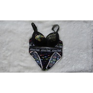 AIMER FEEL BRA SET BY SOCKKOBE JAPAN 601-BL SIZE 30C (C65)