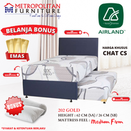 AIRLAND Spring bed 2in1 202 Gold FULL SET Kasur Springbed Sorong